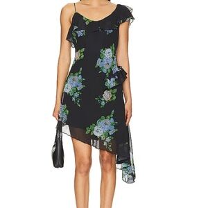 NWOT Free People x REVOLVE Alma Midi Dress in Dark Combo medium